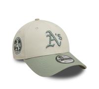 Oakland Athletics New Era World Series Side Patch 9FORTY MLB Cap Beige - ONE SIZE