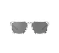 Oakley 0OO9448 Brille, poliert, transparent/Premium-Schwarz, 57 für Herren, Poliert Transparent/Schwarz Premium