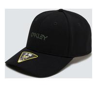 Oakley Men's 6 Panel Stretch Metallic Hat Black S/M