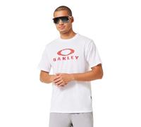 Oakley Bark Sun Tee für Herren, Weiß/Rot, Mittel