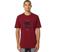 Oakley Blurred Scatter Skull Tee Iron Red L