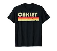 Oakley CA California Funny City Home Roots Geschenk Retro 80er Jahre T-Shirt