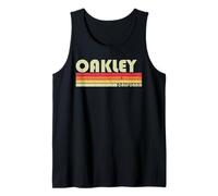 Oakley CA California Funny City Home Roots Geschenk Retro 80er Jahre Tank Top