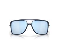 Oakley CASTEL 0OO9147 914706 polarisiert Kunststoff Rechteckig Transparent/Blau Sonnenbrille, Sunglasses