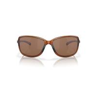 Oakley Damen Oo9301 Cohort Rechteckige Sonnenbrille, Dunkles Bernstein/Prizm Wolfram, polarisiert, 62 mm