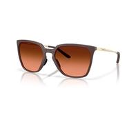 Oakley Damen Oo9480 Sielo quadratische rechteckige Sonnenbrille, Matt Grenache/Prizm Brown Gradient, 57 mm