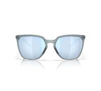 Oakley Damen Oo9480 Sielo Square Rectangular Sunglasses, Matte Crystal Black/Prizm Deep Water Polarized, 57mm, Mattes Kristallschwarz/Prizm Deep Water Polarized, 57 mm