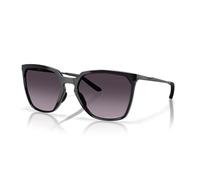 Oakley Damen Oo9480 Sielo Square Rectangular Sunglasses, Polierte schwarze Tinte/Prizm Grey Gradient, 57 mm