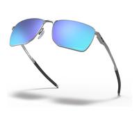 Oakley Ejector Brille Satin Chrome mit Prizm Sapphire Gläsern