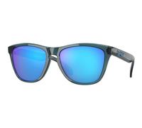 Oakley Frogskins Crystal Black Brille mit Prizm Sapphire Polarized Gläsern