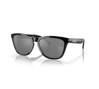 OAKLEY Frogskins Sonnenbrille Schwarz Poliert - Schwarze Gläser