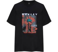 Oakley Futurescape Logo Frog Herren T-Shirts schwarz Größe S Lifestyle Hautfreundlich