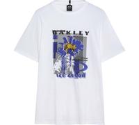 Oakley Herren Futurescape Logo Frog T-Shirt (Größe L, weiss)