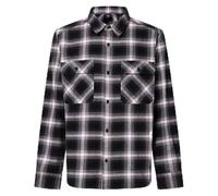 Oakley Gewebtes Herrenhemd, Grau/Schwarz kariert, Mittel