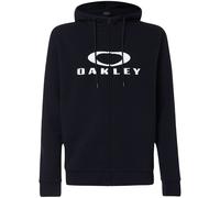 Oakley Herren Bark Full Zip Hoodie 2.0, Schwarz/Weiß, Small