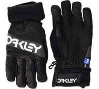 Oakley - Skihandschuhe aus Leder, wasserdicht und atmungsaktiv - Factory Winter Glove 2 Blackout für Herren aus Leder - Größe S - schwarz schwarz S