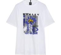 Oakley Herren Futurescape Logo Frog T-Shirt (Größe M, weiss)