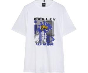 Oakley Herren Futurescape Logo Frog T-Shirt (Größe M, weiss)