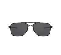 Oakley Herren Gauge 8 412401 62 Sonnenbrille, Schwarz (Matte Black/Grey)