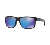 oakley holbrook sonnenbrille schwarz prizm sapphire oo9102 f555