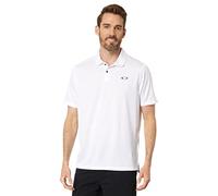 Oakley Icon TN Protect RC Poloshirt weiß/Logo schwarz - XL