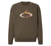 Oakley Herren Metal Solar Rail Crew Sweatshirt, Dunkler Pinsel, Large