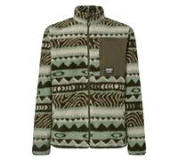 Oakley Herren Mountain Fire Sherpa Sweatshirt, Grünes Norwegenmuster, M