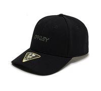 Oakley Men's 6 Panel Stretch Metallic Hat Black S/M