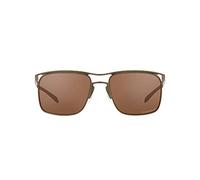 Oakley Herren Oo6048 Holbrook Ti Sonnenbrille, Satin Zinn/Prizm Wolfram polarisiert, 57 mm