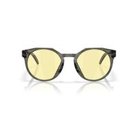 Oakley Herren Oo9242 Hstn Sonnenbrille, 100t Grey Smoke/Prizm Gaming, 52 mm