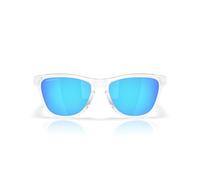 Oakley Frogskins S Brille polished clear mit Gläsern prizm sapphire