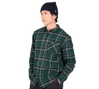 Oakley Herren Podium Plaid Langarm Flanell, Schwarz/Grün kariert, XX-Large