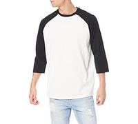 Oakley Herren Relax Raglan 3/4 Tee, Weiß/Schwarz, Medium