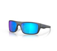 OAKLEY Herren Sonnenbrille Drop Point 936706, Grau (Matte Dark Grey/Prizmsapphirepolarized), 61