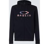 OAKLEY Herren SWEATSHIRT BARK FZ HOODIE 2.0 Black/American Flag L
