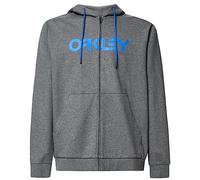 Oakley Herren Teddy-Kapuzenpullover mit Reißverschluss Sweatshirt, New Athletic Grey/Ozon, L