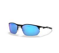 Oakley Herren Wire Tap 2.0 Sonnenbrille, Satin Black/Prizm Sapphire, Standard