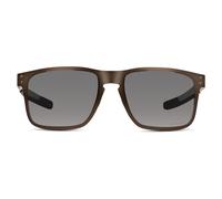 Oakley Holbrook Metal 0OO4123 412306 polarisiert Metall Rechteckig Braun/Braun Sonnenbrille, Sunglasses