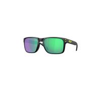 OAKLEY Holbrook Sonnenbrille Gr. XL Matte Black Prizm Road Jade