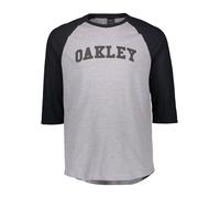 Oakley Longsleeve "College" in Grau - Größe S | Herrenshirts