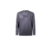 oakley maven coast langarm shirt fur herren schwarz grau L