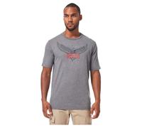 Oakley Men's SI Eagle Tab Tee, Athletic Heather Grey, X-Large