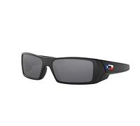 Oakley Men's Standard Issue Gascan Flag Collection Sunglasses,OS,Matte Black/Black Iridium