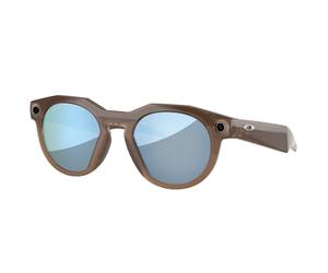 Oakley Meta HSTN Brown Smoke Prizm Deep Water Polarized