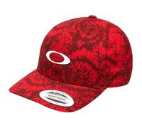 Oakley Mountain Dye Ellipse Rote Mütze Einheitsgröße