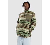 Oakley Mountain Fire Sherpa Sweatjacke green norway pattern Herren Gr. S