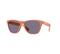 Oakley OO9013 Sonnenbrillenbündel: OO 9013 Frogskins 9013M1 Matte Ginger/Prizm Grey Policarbonate Standard 55 mm und große rote Leine, Zubehör-Set