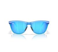 Oakley OO9289 Frogskins Runde polarisierte Hybrid-Sonnenbrille, matt, Acid Blue/Sapphire Prizm, 55 mm, Acid Blue Opaque/Sapphire Prizm, 55 mm