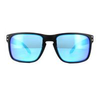 Oakley Rectangle Mens Matt Black Prizm Sapphire polarisierte Sonnenbrille Einheitsgröße