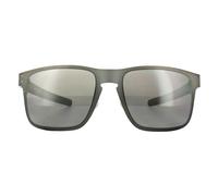 Oakley Rectangle Mens Matte Gunmetal Prizm Black Polarized Sunglasses Einheitsgröße